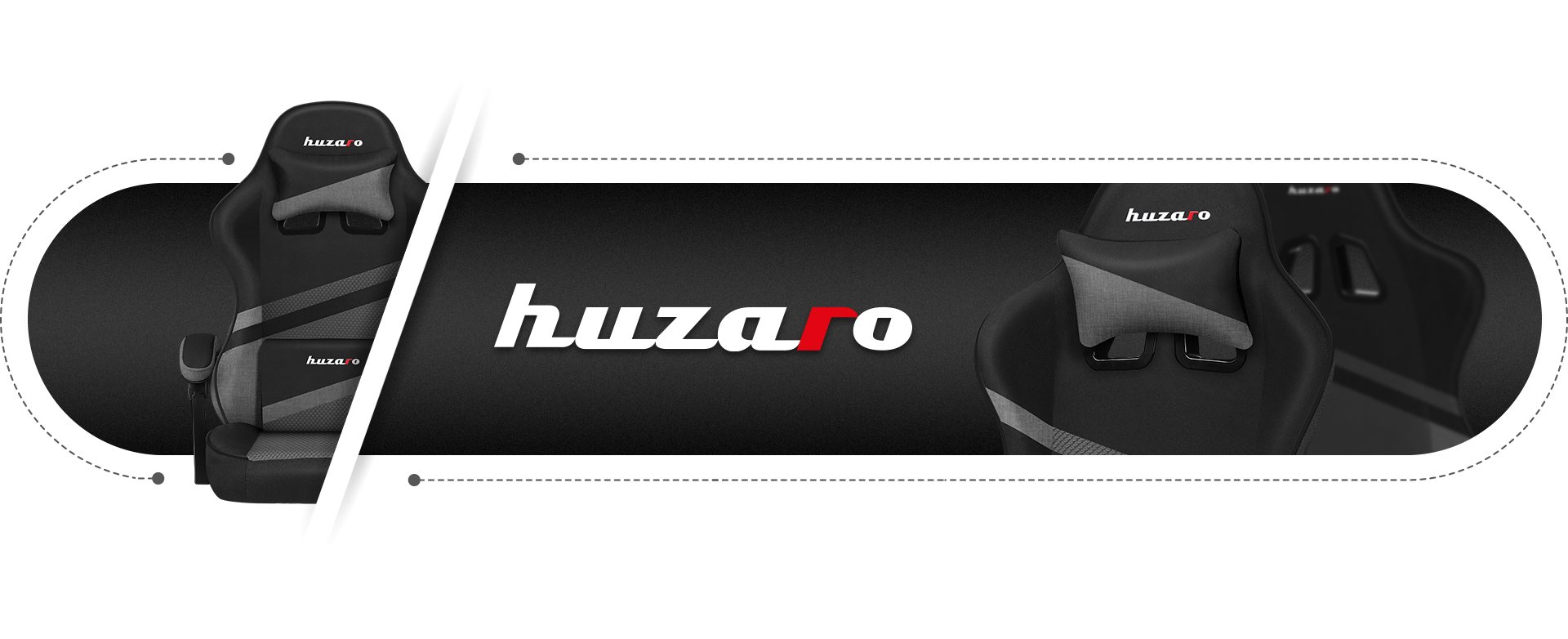 Fotel gamingowy Huzaro Force 4.4 Grey Mesh